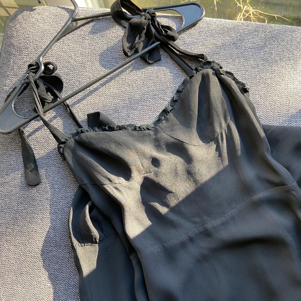 Reformation Nikita Dress Black Size 4